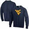 Champion Men's Navy West Virginia Mountaineers Vault Logo Reverse Weave Pullover Sweatshirt