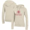 Champion Women's Heathered Oatmeal Ohio State Buckeyes College Seal Pullover Hoodie