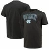 Champion Men's Heathered Charcoal North Carolina Tar Heels Big And Tall Arch Over Wordmark T-shirt