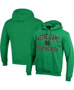 Champion Men's Green Notre Dame Fighting Irish High Motor Pullover Hoodie
