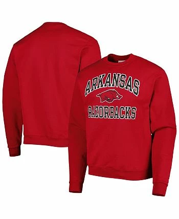 Champion Men's Cardinal Arkansas Razorbacks High Motor Pullover Sweatshirt - Image 2