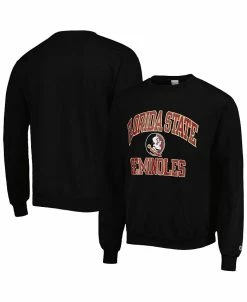 Champion Men's Black Florida State Seminoles High Motor Pullover Sweatshirt