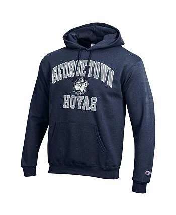 Champion Men's Navy Georgetown Hoyas High Motor Pullover Hoodie - Image 3