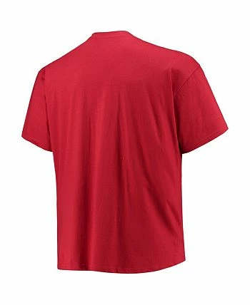 Champion Men's Crimson Alabama Crimson Tide Big And Tall Arch Over Wordmark T-shirt - Image 3
