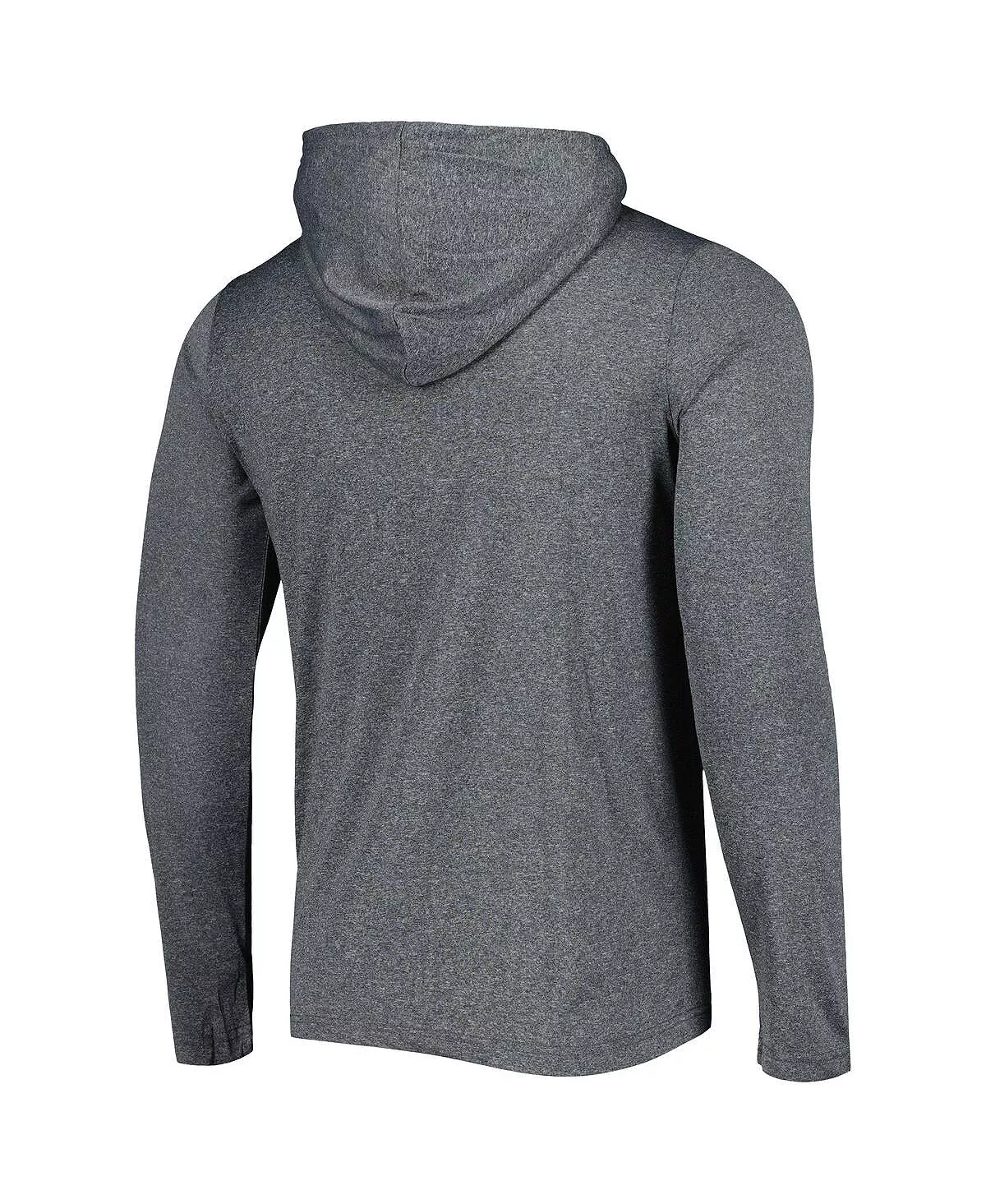 Champion Men's Gray Miami Hurricanes Hoodie Long Sleeve T-shirt - Image 3